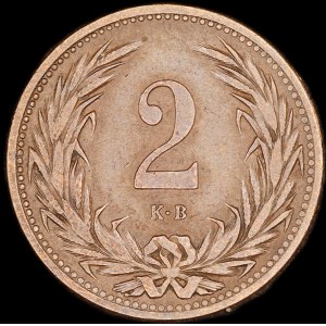 Hungary. 2 Filler 1906