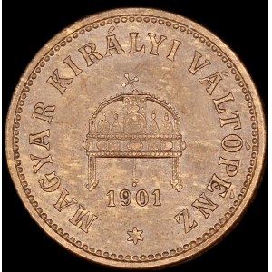 Hungary. 2 Filler 1901