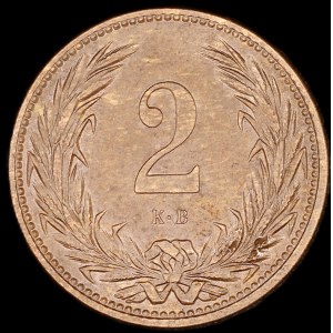 Hungary. 2 Filler 1901
