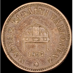 Hungary. 2 Filler 1897