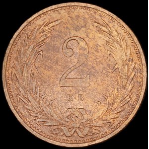 Hungary. 2 Filler 1915