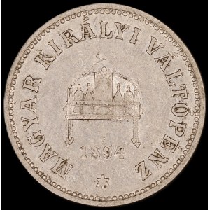 Hungary. 10 Filler 1894