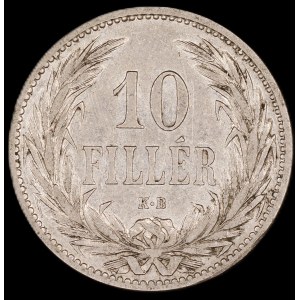 Hungary. 10 Filler 1894