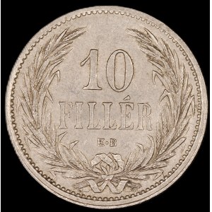 Hungary. 10 Filler 1908