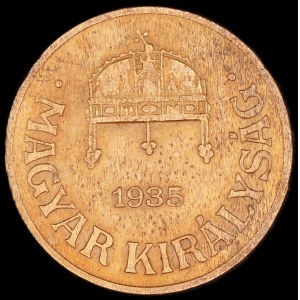 Hungary. 1 Filler 1935
