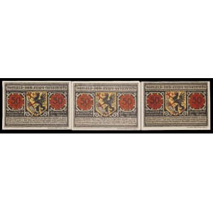 Poland. Szczecinek 3 x 50 Fenigow 1921