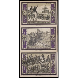 Poland. Słupsk 1 1,50 & 2 Marek 1921
