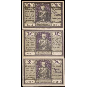 Poland. Słupsk 1 1,50 & 2 Marek 1921
