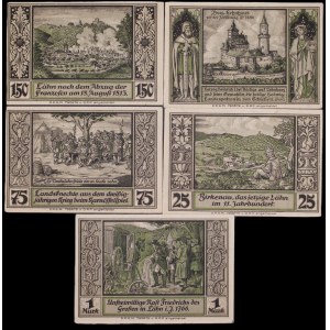 Poland. Wleń 25 50 75 Fenigow 1 & 1,50 Marek 1920