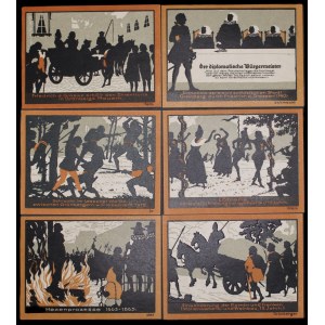 Poland. Zielona Góra 6 x 50 Fenigow 1922