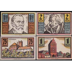 Poland. Słupsk 75 Fenigow 1 1,50 & 2 Marki 1921