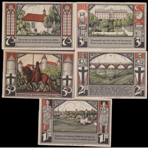 Poland. Bytów 50 75 Fenigow 1 2 3 Marki 1921