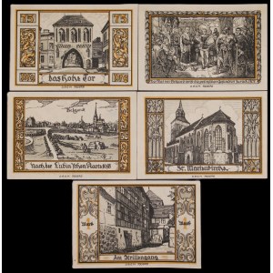 Poland. Białogarda 25 50 75 Fenigow 1 & 2 Marki 1921