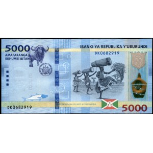 Burundi. 5000 Francs 2018