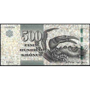Faeroe Islands. 500 Kronur 2011