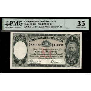 Australia. 1 Pound 1938
