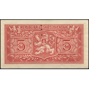 Czechoslovakia. 5 Korun 1949 Specimen