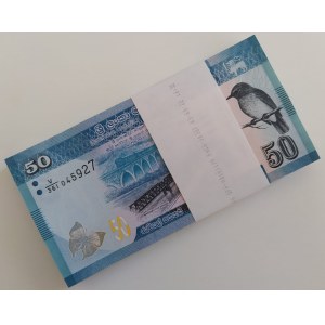 Sri Lanka. 50 Rupees 2020 Bundle x 100