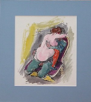 Mieczysław JAGOSZEWSKI (1897-1987), Scena erotyczna