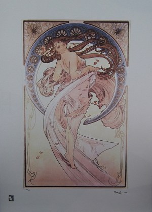 Alfons Maria Mucha (1860 - 1939) La Danse 1898