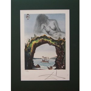 Salvadore DALI (1904-1989), Odyseusz i Syreny 1974