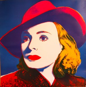 Andy WARHOL (1928-1987), Ingrid Bergman with hat (z filmu Casablanca),1983