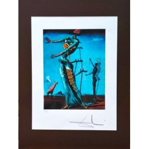 Salvadore Dali(1904-1989),La Girafe en Feu Płonąca żyrafa