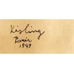 Mojżesz Kisling (1891Kraków - 1953 Sanary-sur-Mer Francja), Półakt kobiecy, 1949