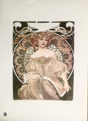 Alfons Maria Mucha (1860 - 1939) Rozmarzenie 1897