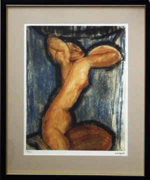 Amedeo MODIGLIANI (1884 - 1920) Kariatyda (1911)