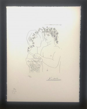 Pablo PICASSO (1881 - 1973) Młody rzeźbiarz wykańczający rzeźbę (oryginalny tytuł autora)