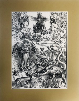 Albrecht Dürer (1471-1528), Apokalipsa: Niewiasta i Siedmiogłowy Smok