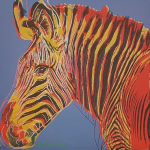 Andy Warhol(1928-1987),Zebra Grevy'ego,z cyklu 