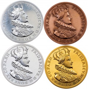 Czech Republic, Set of 4 Medals 400th Anniversary of the Reign of Frederick V of the Palatinate 2020