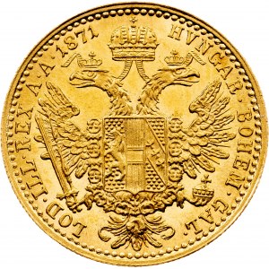 Franz Joseph I., 1 Dukat 1871, A, Vienna