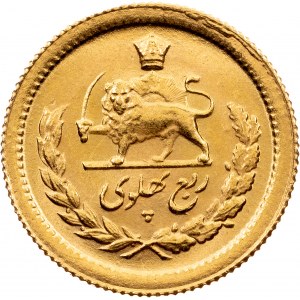 Iran, 1/4 Pahlavi 1335 (1956), Tehran