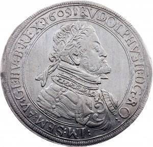 Rudolph II., 1 Thaler 1609, Hall