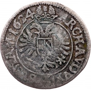 Ferdinand II., 3 Kreuzer 1624, Prague