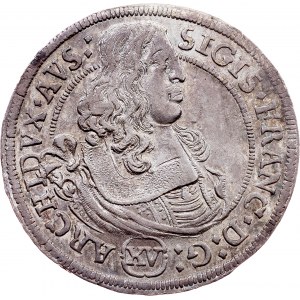Archduke Sigismund Franz, 15 Kreuzer 1664, Hall