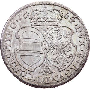 Archduke Sigismund Franz, 15 Kreuzer 1664, Hall