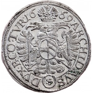 Leopold I., 3 Kreuzer 1669, Vienna
