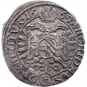 Leopold I., 3 Kreuzer 1669, Vienna