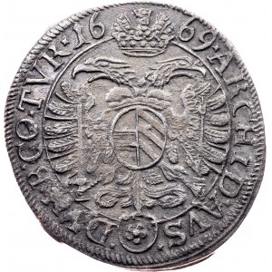 Leopold I., 3 Kreuzer 1669, Vienna