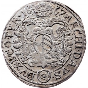 Leopold I., 3 Kreuzer 1667, Vienna