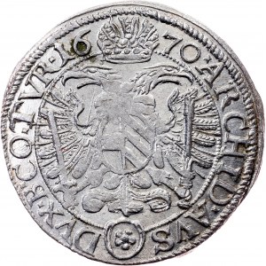 Leopold I., 3 Kreuzer 1670, Vienna