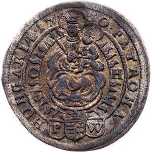 Joseph I., 3 Kreuzer 1710, C-H, Pressburg