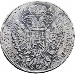 Charles VI., 1 Thaler 1736, Vienna