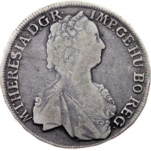 Mária Terézia, 1 Thaler 1763, Hall