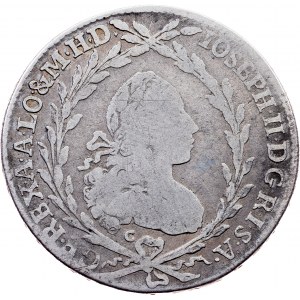 Joseph II., 20 Kreuzer 1777, C/EvS.I.K.