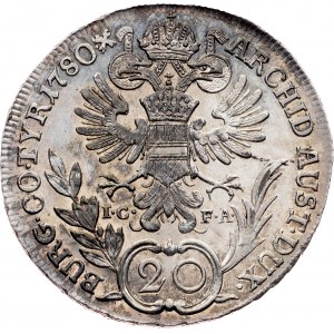Maria Theresia, 20 Kreuzer 1780, I.C.-F.A., Vienna